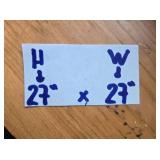 Framed Decorative Wall Art with Filigree Design