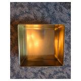 Vintage Decorative Tin Box with Scenic Design
