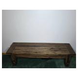 Solid Wood Rustic Coffee Table