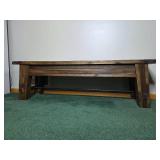 Solid Wood Rustic Coffee Table