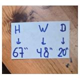 Vintage Vanity Set with Mirror and Leopard Print Stool