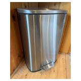 Brushed Stainless Steel Step Trash Can