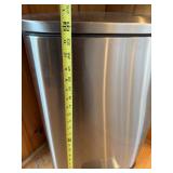 Brushed Stainless Steel Step Trash Can