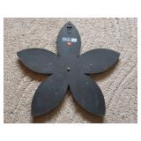 Wall Flower Decor and Wooden Bench Set