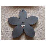 Wall Flower Decor and Wooden Bench Set