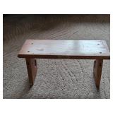 Wall Flower Decor and Wooden Bench Set