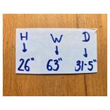 Long Glass Top Office Desk with Metal Legs