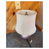Bronze Table Lamp with Fabric Shade