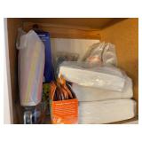 Assorted Household Items Including Organic Honey, Coffee Pods, and Compostable Bags