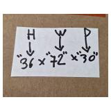 Large Industrial White Work Table - 36" x 72" x 30"