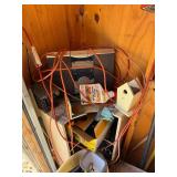 Assorted Garage Tools and Firewood Collection