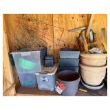 Assorted Gardening Supplies and Pots Collection