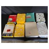 Assorted Paper Stock for Office Use - 8.5 x 11 inch