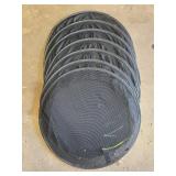Black Mesh Collapsible Leaf Bin