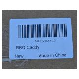 Collection of Preserving Jars, Lids with Bands, BBQ Caddy, and Storage Bin