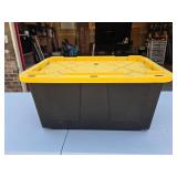 Collection of Preserving Jars, Lids with Bands, BBQ Caddy, and Storage Bin