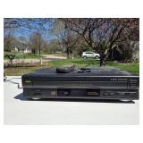 RCA 5 Disc Changer and Quasar VCR with Remote & Assorted Cables