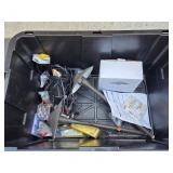 Set of Landscape Lighting Components with Wire