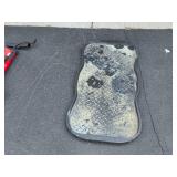 Set of Outdoor Tools Including Schwinn Floor Pump and Car Mat