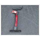 Set of Outdoor Tools Including Schwinn Floor Pump and Car Mat
