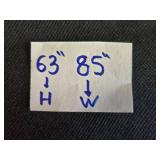 Large Abstract Pattern Area Rug 63" x 85"