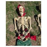 Collection of Halloween Decor: Skeletons and Skull Decorations