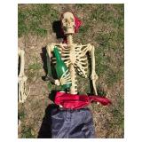 Collection of Halloween Decor: Skeletons and Skull Decorations