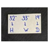 Mobile Black Metal Utility Cart with Wheels