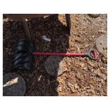 Outdoor Patio Table and Assorted Misc Yard Items Collection