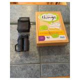 Set: Binoculars with Case and The Game of Things
