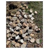 Lot of Concrete Half Curbs for Landscaping or Construction