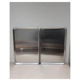 2 NEW WINCO 18 GAUGE ALUMINUM SHEET PAN 18” X 26”