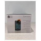 NEW FORTESSA JUPITER SET OF 8 BLUE TUMBLERS