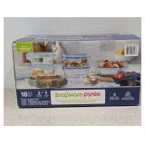 NEW SNAPWARE GLAS STORAGE CONTAINERS 18 - PIECE SET
