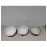 NEW DENMARK TOOLS FOR COOKS SET OF 3 ALL PURPOSE BOWLS