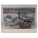 NEW OVER & BACK 16 - PIECE DINNERWARE SET