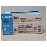NEW SNAPWARE PLASTIC STORAGE CONTAINERS 38 - PIECE SET