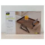 NEW SMART DESIGN ACACIA ARMREST TRAY