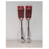 2 NEW NUT & BOLTS BARBECUE SPATULAS WITH CAN OPENER