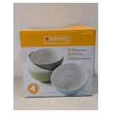 NEW DENMARK TOOLS FOR COOKS SET OF 4 ALL PURPOSE BOWLS