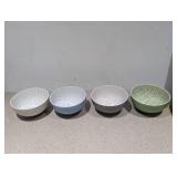NEW DENMARK TOOLS FOR COOKS SET OF 4 ALL PURPOSE BOWLS