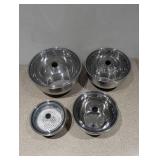 MIU STAINLESS STEEL MEASURING BOWLS SET WITH LIDS