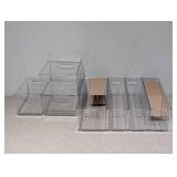 NEW IDESIGN 7 PIECE CLEAR PLASTIC STORAGE CONTAINERS