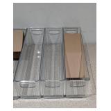 NEW IDESIGN 7 PIECE CLEAR PLASTIC STORAGE CONTAINERS