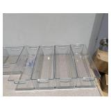 NEW IDESIGN 10 PIECE CLEAR PLASTIC STORAGE CONTAINERS