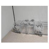 NEW IDESIGN 10 PIECE CLEAR PLASTIC STORAGE CONTAINERS