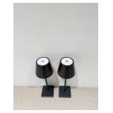 2 BEAM COLUMN RECHARGEABLE TABLE LAMPS