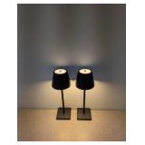 2 BEAM COLUMN RECHARGEABLE TABLE LAMPS