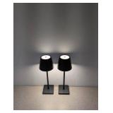 2 BEAM COLUMN RECHARGEABLE TABLE LAMPS