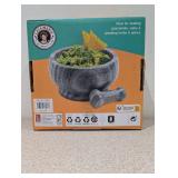 NEW CASA MARIA 8.5” MARBLE DOUBLE SIDED MORTAR & PESTLE